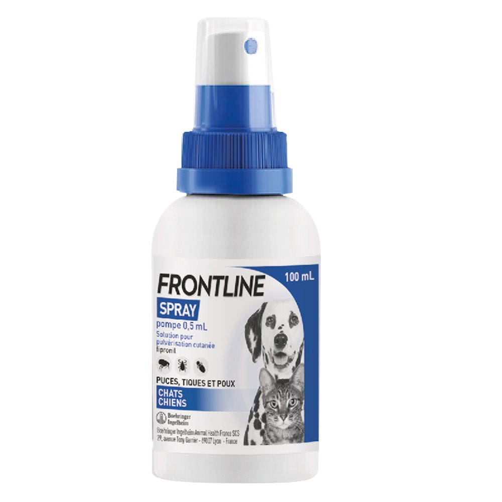 Frontline Spray Antiparassitario per Cani e Gatti 100ml