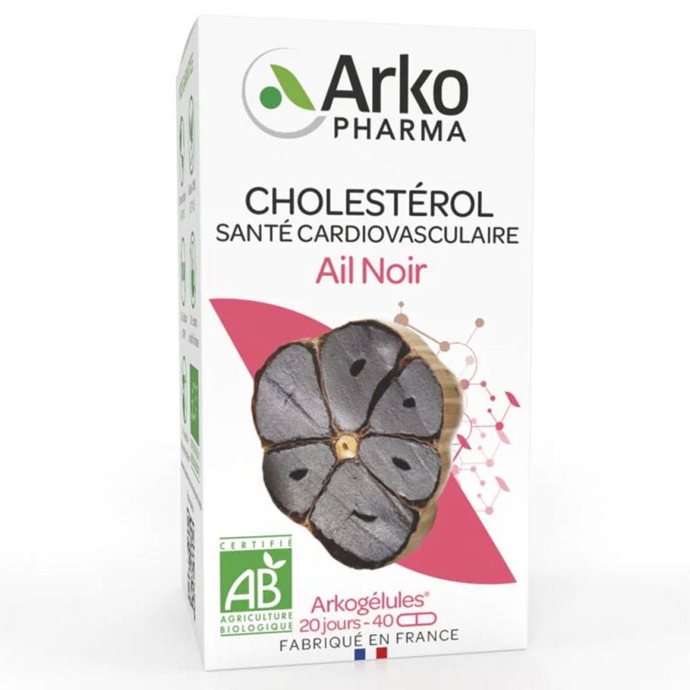 Arkopharma Arkocapsule Colesterolo Aglio Nero Biologico 40 capsule