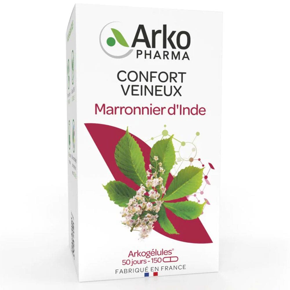 Arkopharma Arkocapsule Vena comfort Ippocastano biologico 150 Capsule