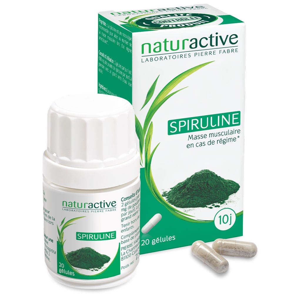 Naturactive Spirulina 20 Gelule