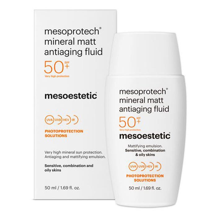 Mesoprotech Fluido Minerale Anti-Età Matt Spf50+ 50 ml Mesoestetic