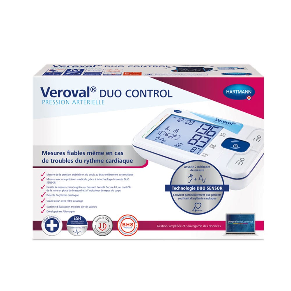 Hartmann Veroval Duo Control misuratore della pressione arteriosa al braccio
