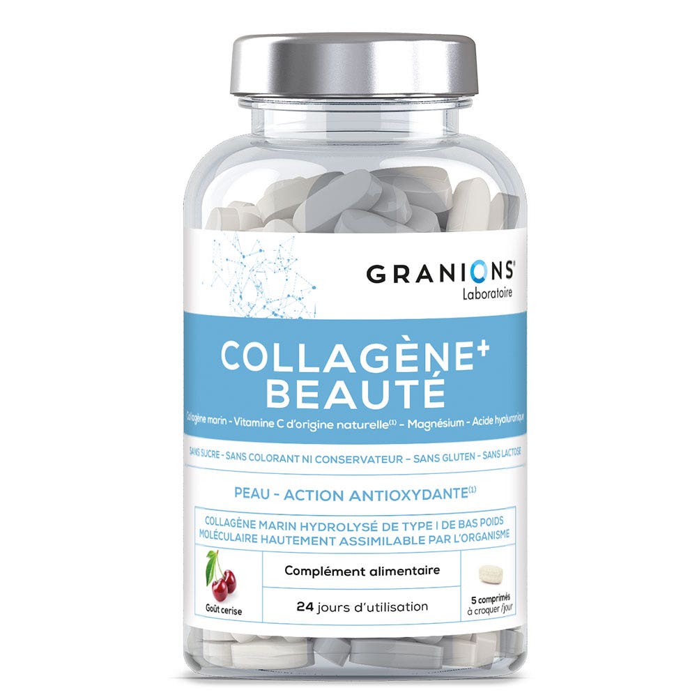 Granions Collagene bellezza Ciliegia 120 compresse masticabili