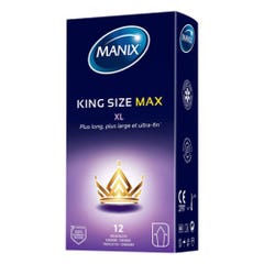 Manix King Size Preservativi Plus Grand Confort Maxi 12 +2 Libero