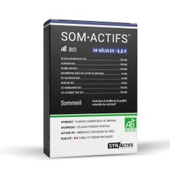 Aragan Synactifs Bio di SomActifs Sonno 30 capsule