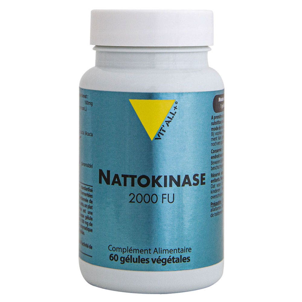 Vit'All+ NattoKinase 100mg 2000FU 60 capsule vegetali