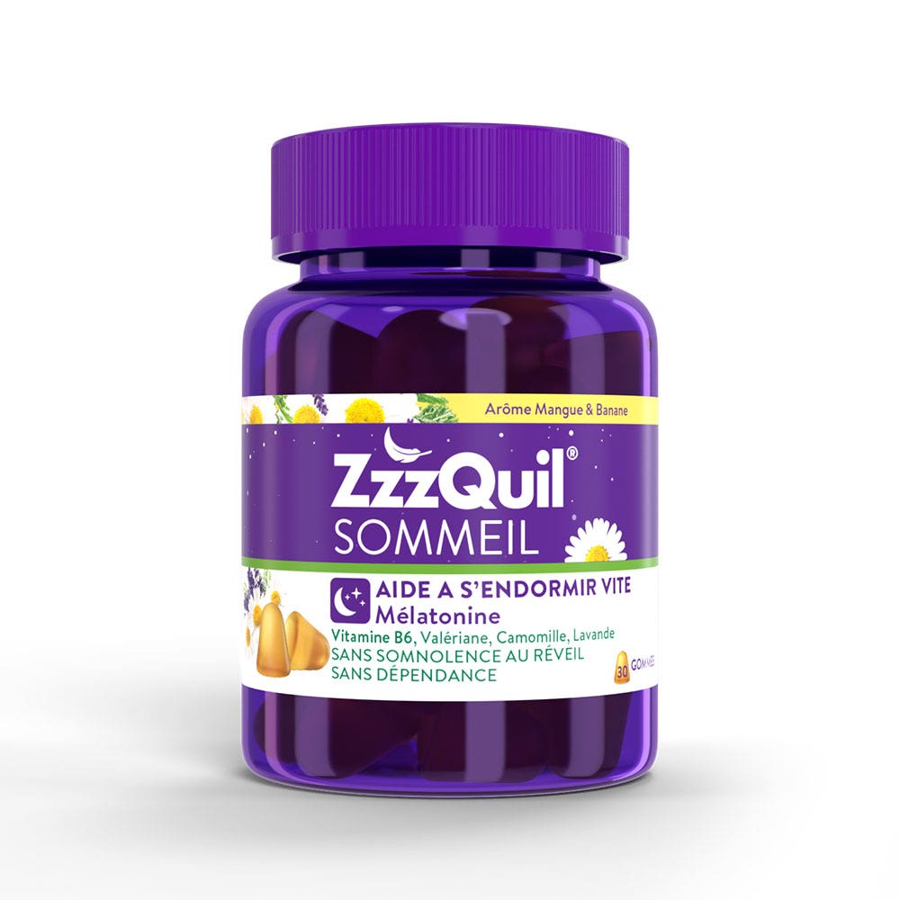 ZzzQuil Sonno Gusto Mango e Banana 30 caramelle gommose
