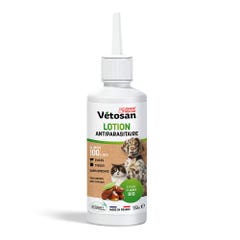 Clement-Thekan Vétosan Lozione antiparassitaria senza risciacquo Con Olio di Jojoba Biologico Per Cane e Gatto 150 ml