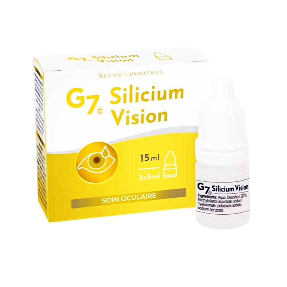 Silicium Laboratories Silicium G7 Visione G7 Cura degli occhi 3x5ml