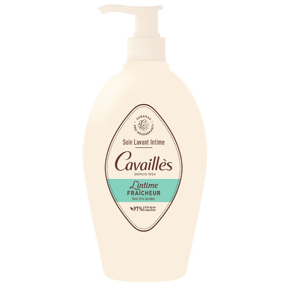 Cavaillès Secchezza intima Trattamento detergente naturale fresco 500 ml