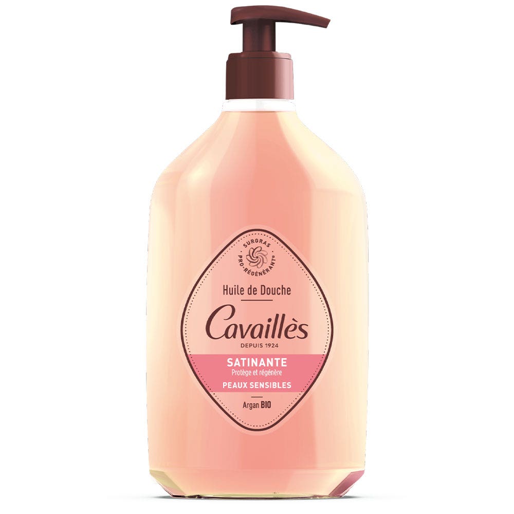 Cavaillès Surgras Actif Olio per bagno e doccia al raso di Argan Bio Pelle Sensibile 750ml