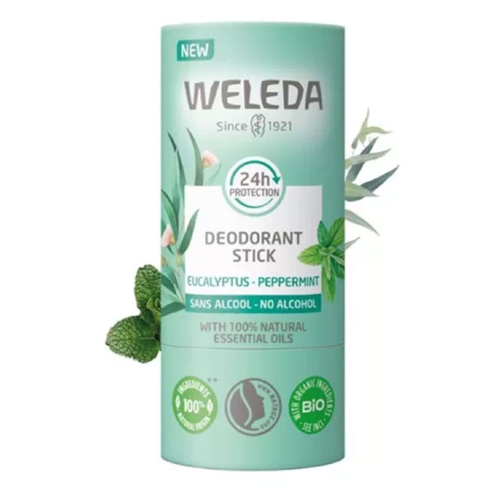 Weleda Deodorante Stick 24h Eucalipto Menta piperita 50g