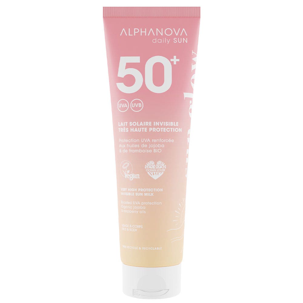 Alphanova Daily Sun Latte solare invisibile SPF50+ 150 ml