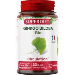 Superdiet Ginkgo Biloba biologico 45 compresse