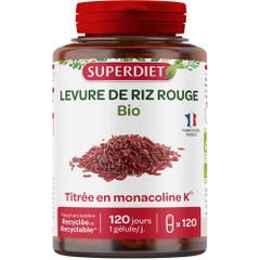 Superdiet Lievito di riso rosso biologico 120 capsule