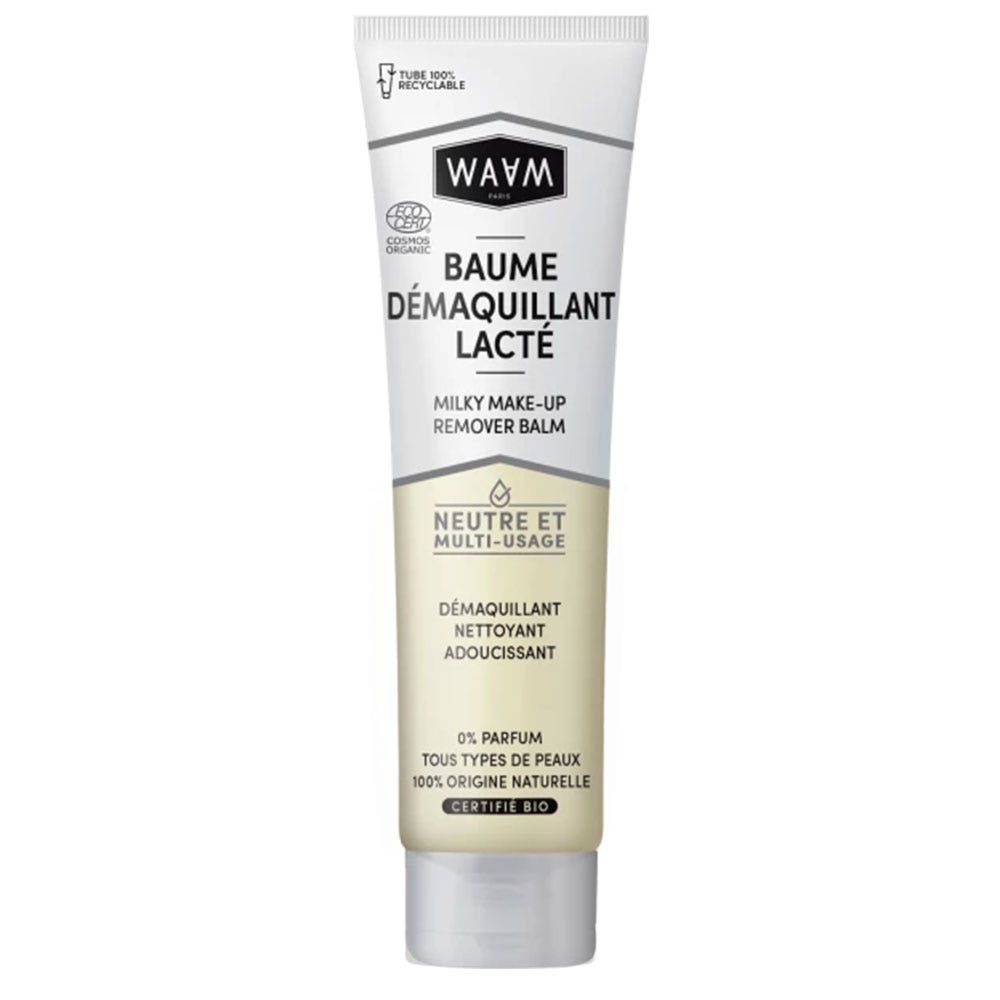 Waam Balsamo struccante lattiginoso bio tutti i tipi di pelle 100ml
