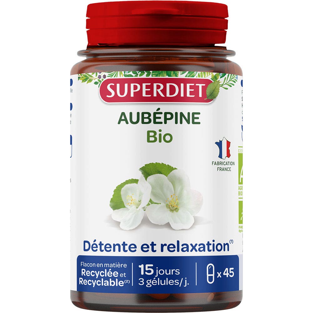 Superdiet Biancospino biologico 45 capsule