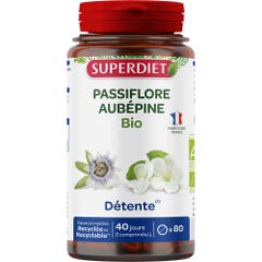 Superdiet Passiflora-Aubepina biologica 80 compresse