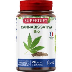 Superdiet Cannabis Sativa biologica 40 capsule