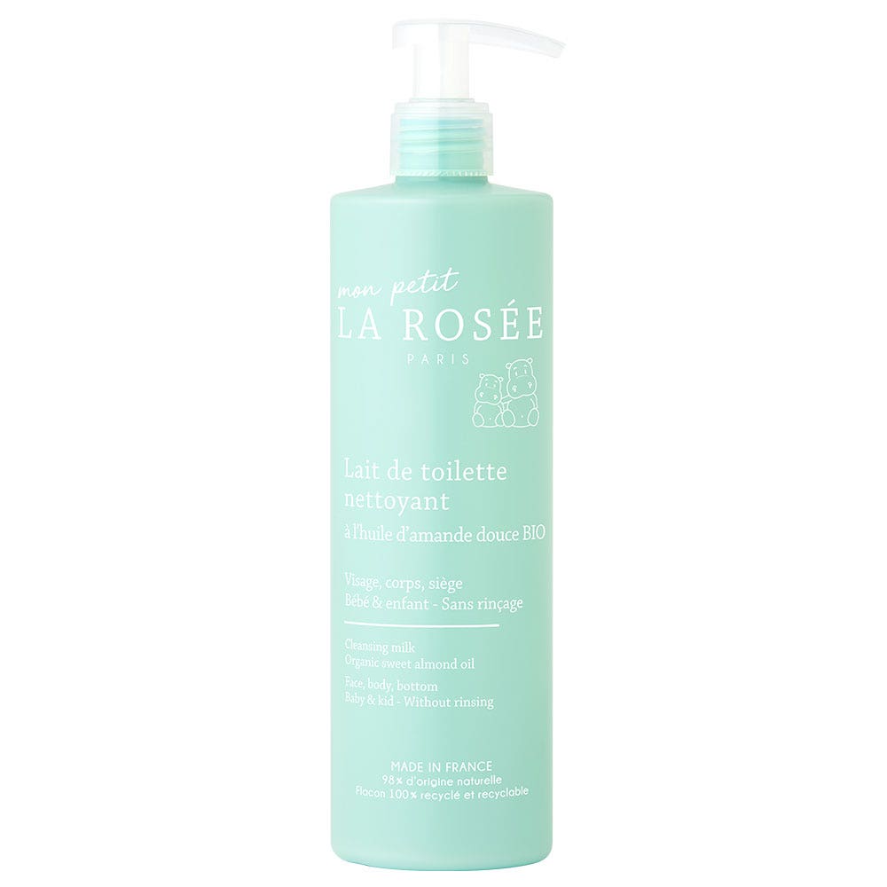 LA ROSÉE Bebè Latte detergente A l'Huile d'Amande Douce Bio 400ml