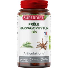 Superdiet Prele-Harpagophytum Organico 80 compresse