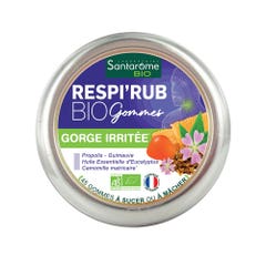 Santarome Respi'Rub Gola irritata organica 45 Gomme