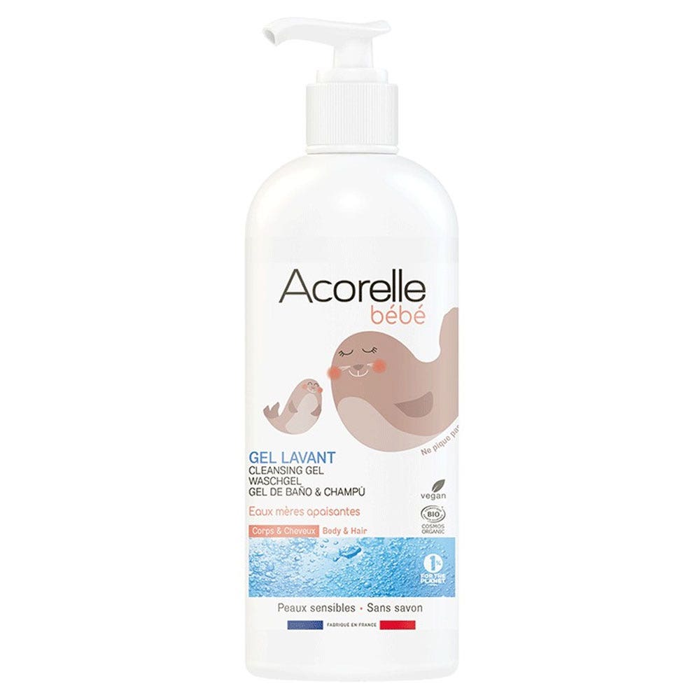 Acorelle Neonato Gel Lavant Corps & Cheveux Bio 500ml
