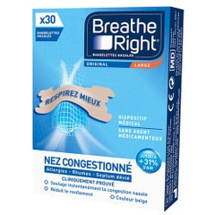 Breathe Right Strisce nasali grandi Original X30