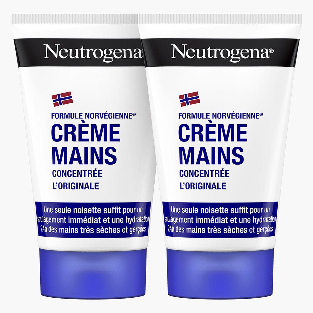 Neutrogena Crema concentrata Idratante Mani Pelli Secche 2X50ml