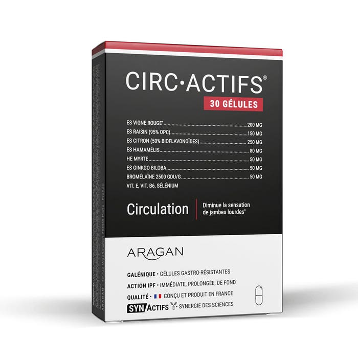 Aragan Synactifs CircActifs Circolazione 30 capsule