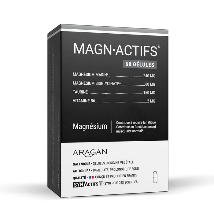 Aragan Synactifs MagnActifs Magnesio 60 Geluli
