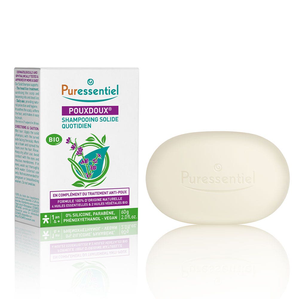 Puressentiel Poudoux Shampoo solido quotidiano biologico 60g