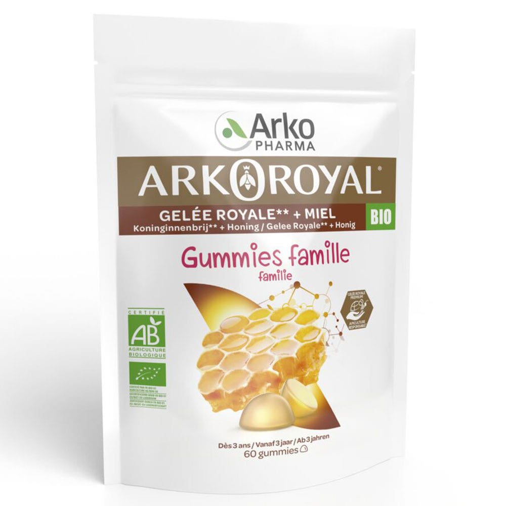 Arkopharma Arkoroyal Pappa reale biologica Famiglia 60 Gomme