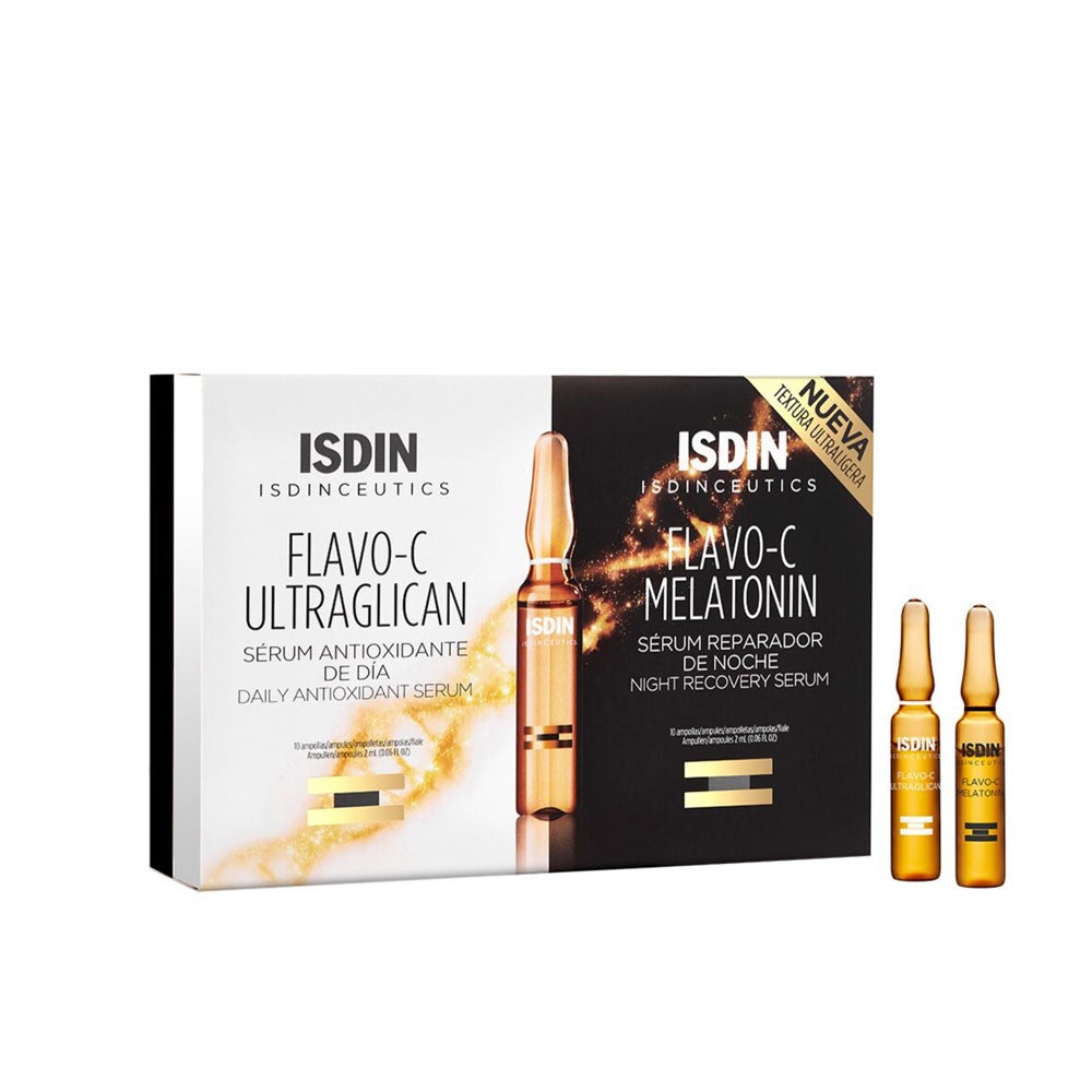 Isdin Flavo-C Routine giorno e notte 20 fiale da 2ml 40 ml