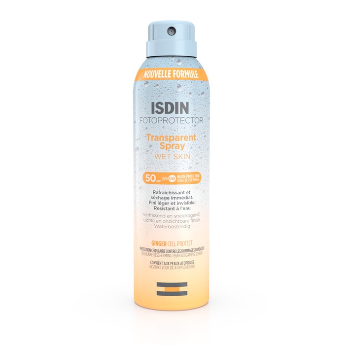 Protezione solare Corpo in Spray SPF50 250ml Transparent Spray Fotoprotector Isdin