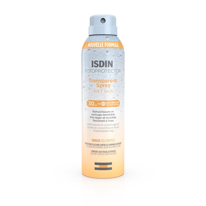 Isdin Transparent Spray Protezione solare Corpo in Spray SPF30 Fotoprotector 250ml