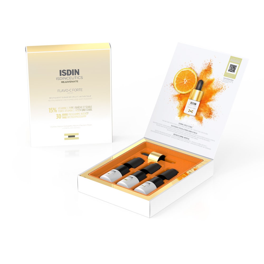 Isdin Flavo-C Forte Siero 30 giorni 3x5,3ml