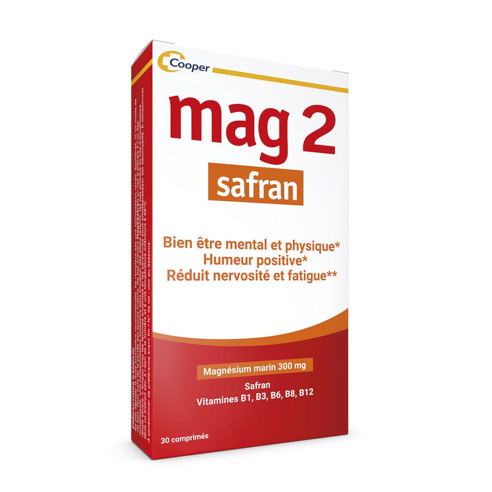 Mag 2 Safran Benessere quotidiano e mentale 30 compresse