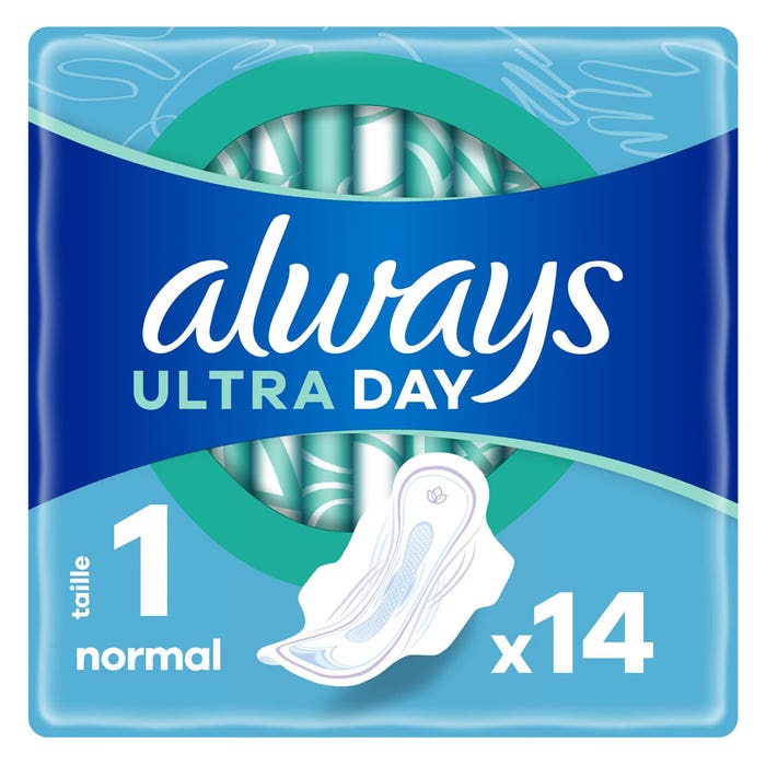 Tamponi igienici antiperdita con alette x14 Ultra Giorno Normale 1 Always