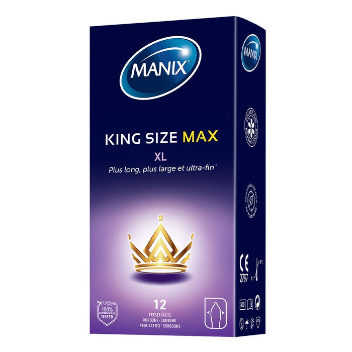 Preservativi Maximum Comfort King Size x12 Manix