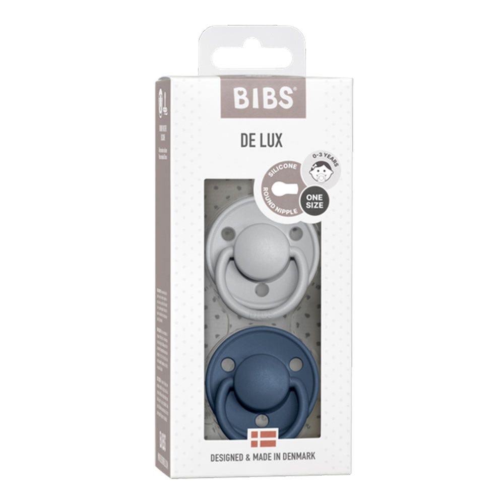 Bibs Bibs de Lux Succhietto anatomico in silicone dalla nascita ai 3 anni x2