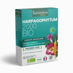Santarome Harpagophytum 2000 20 Ampoules Bio Douleurs articulaires 20 ampoules