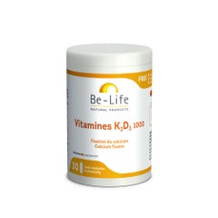 Be-Life Vitamine K2+d3 1000 30 Geluli Bio-life