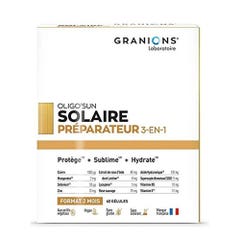 Granions Oligo'Sun Riparatore solare 3 in 1 Cura di 2 mesi 60 capsule