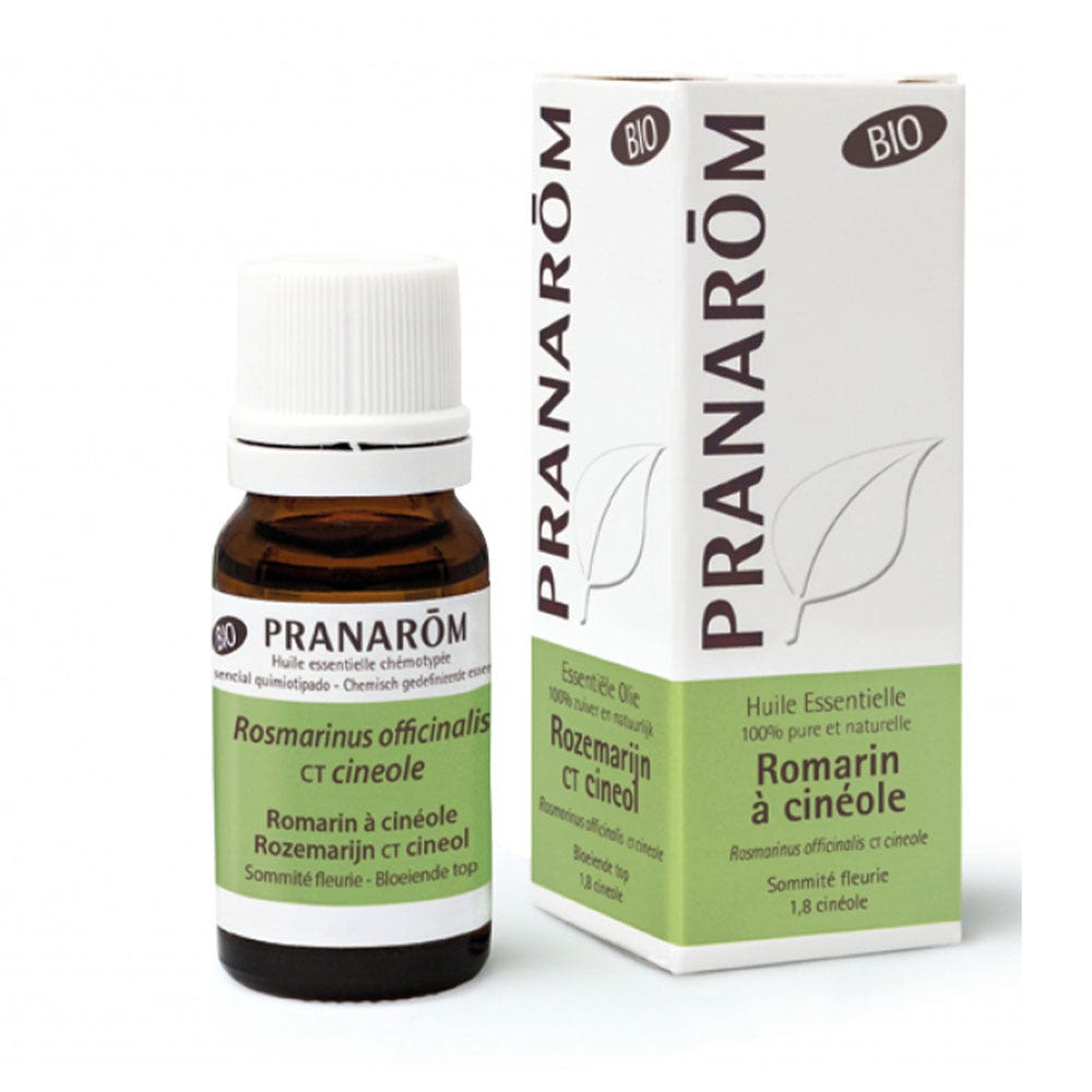Pranarôm Oli Essenziali Rosmarino Ct cineolo bio 10 ml