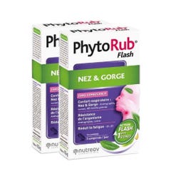 Nutreov Phyto-Rub Naso e gola freddi Flash 2x10 compresse