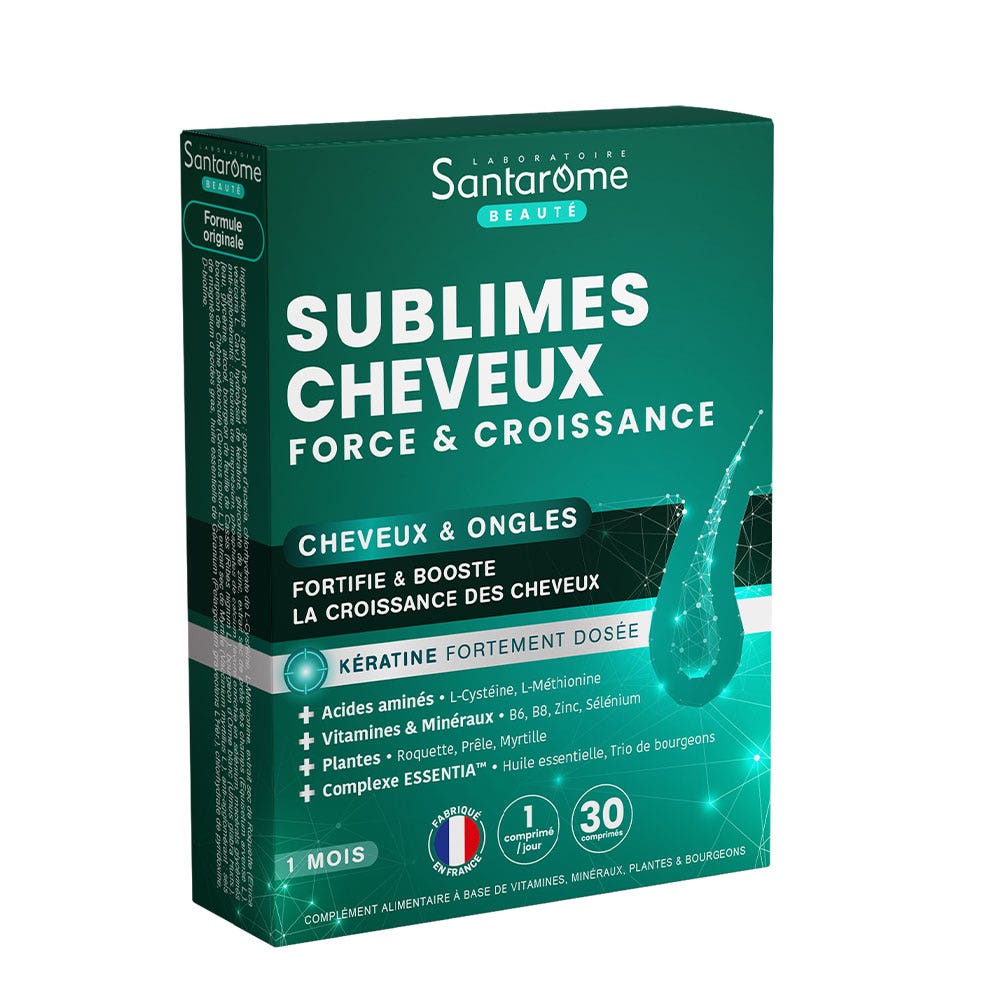 Santarome Capelli Sublimi Forza e crescita 30 compresse