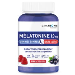 Granions Melatonina 1,9 mg Senza zucchero 30 gommine