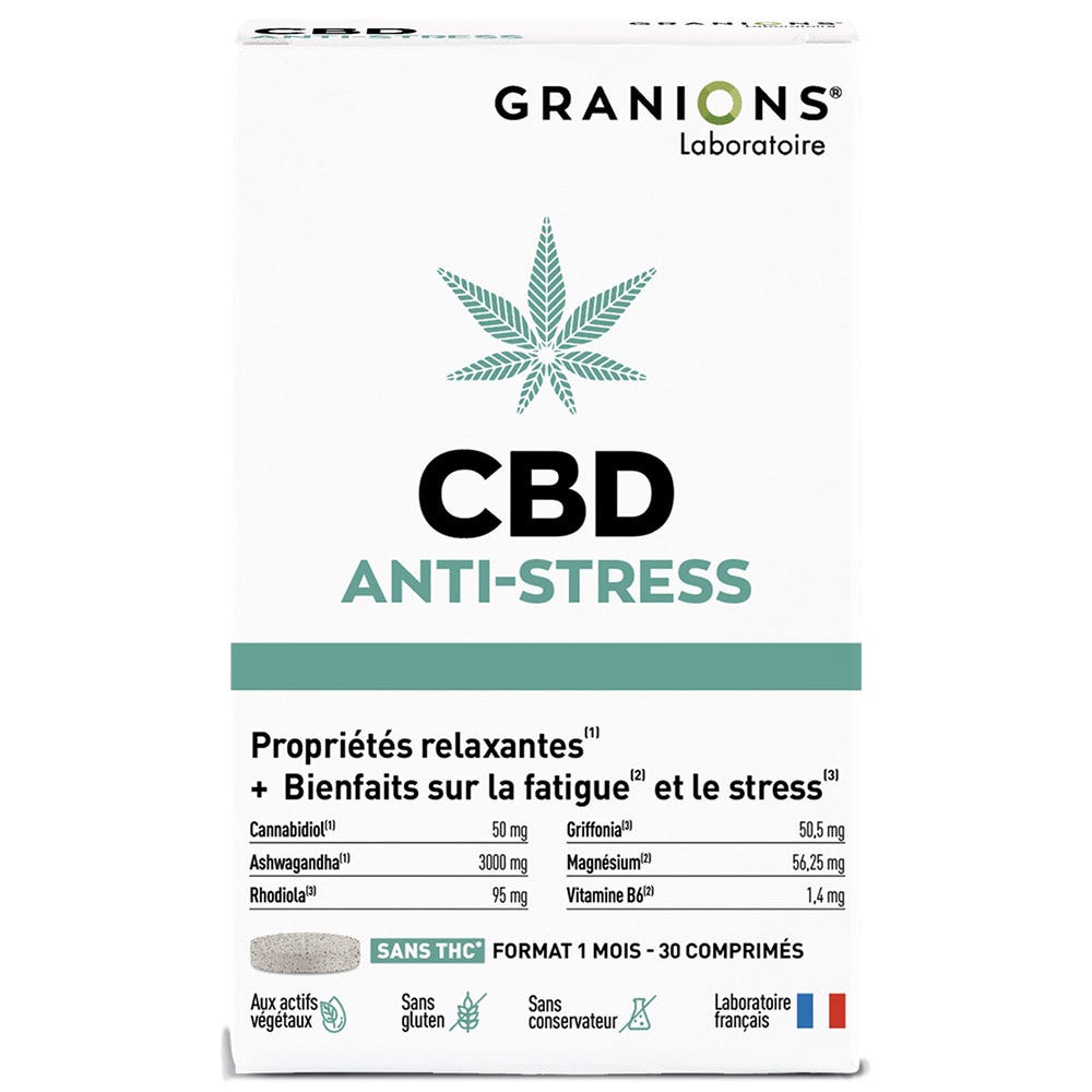 Granions CBD anti-stress 30 compresse