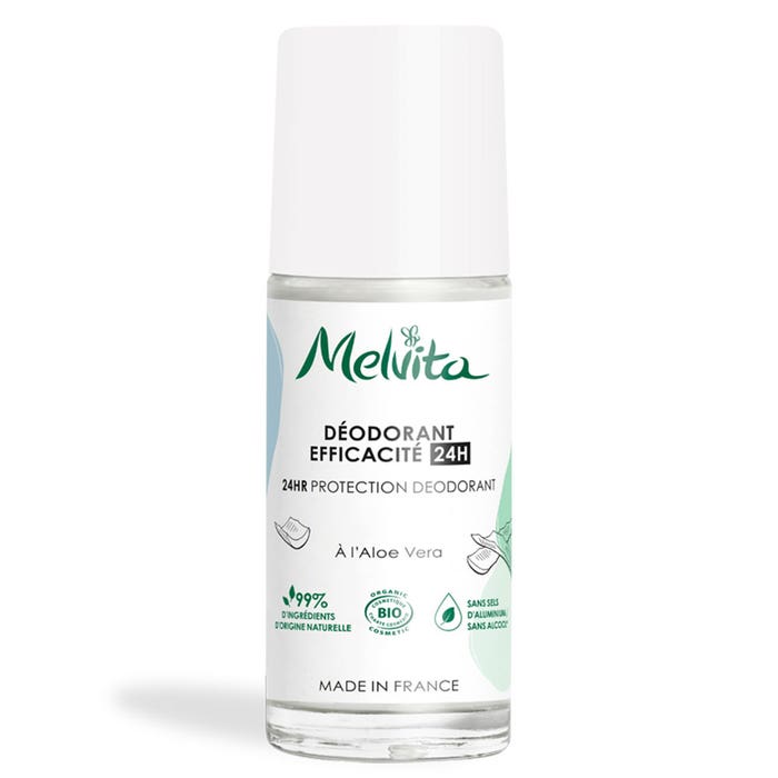 Melvita Deodorant Purifiant Efficacite 24h Bio 50ml Melvita
